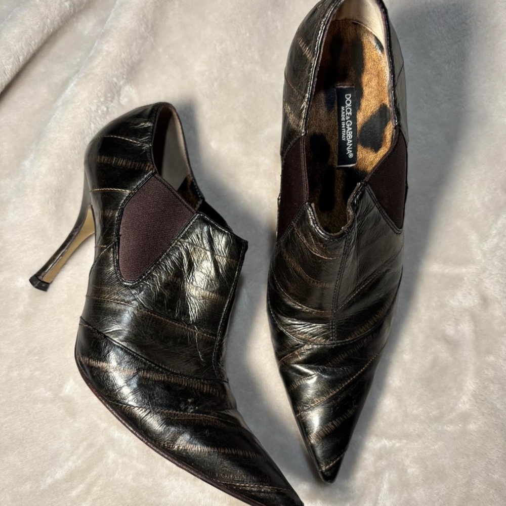 Dolce & Gabbana vintage heel boots